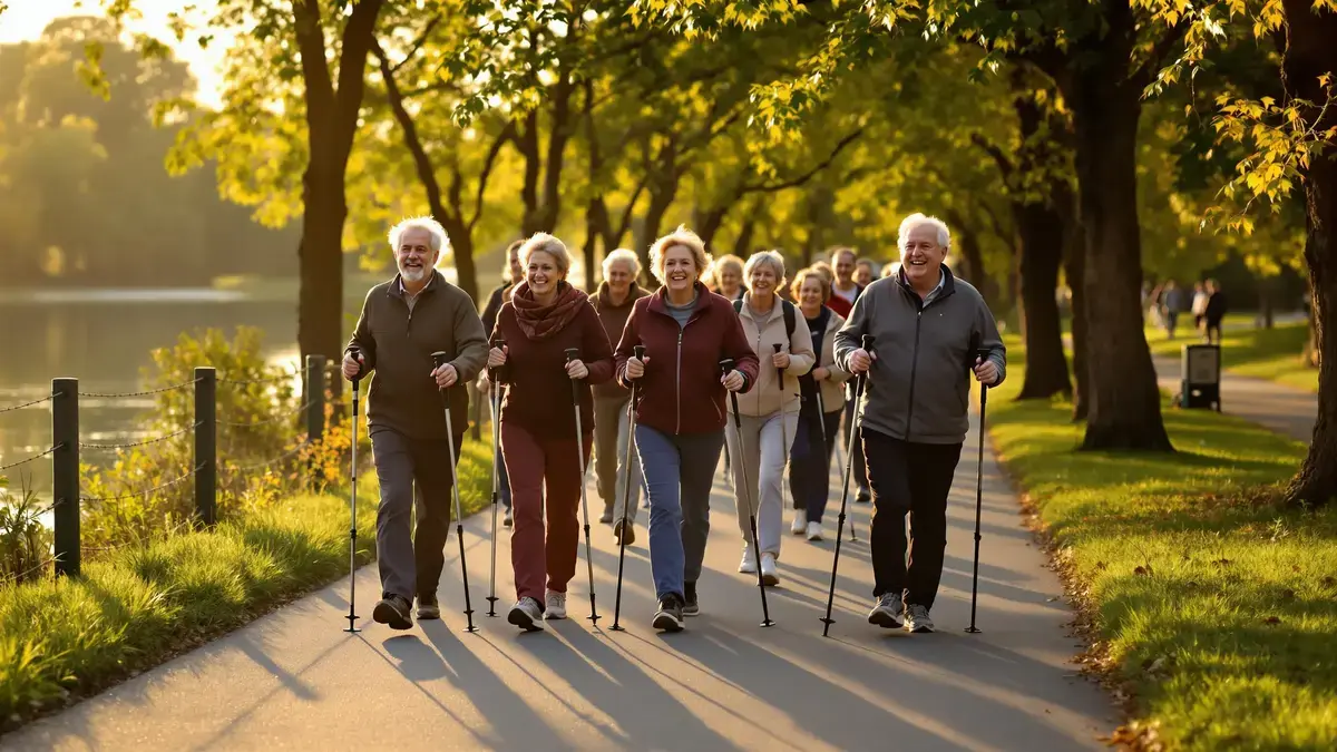 Chůze s holemi přináší často opomíjené zdravotní výhody