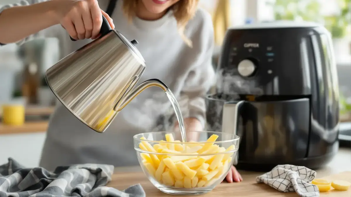 Tento trik s horkou vodou promění vaše hranolky v křupavou pochoutku kterou neznáte