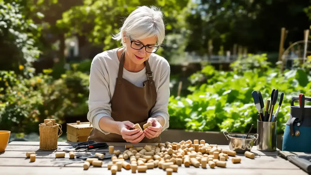 Staré korkové zátky častá chyba brání jejich ekologickému využití na zahradě