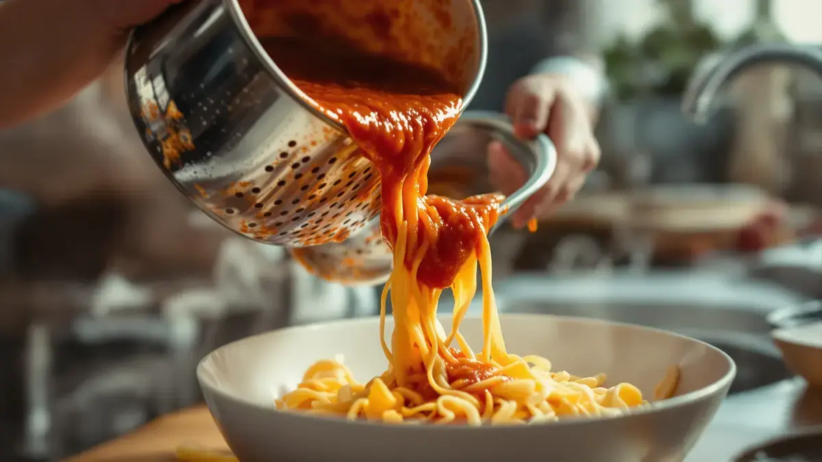 Tato častá chyba po vaření brání omáčkám správně přilnout k těstovinám
