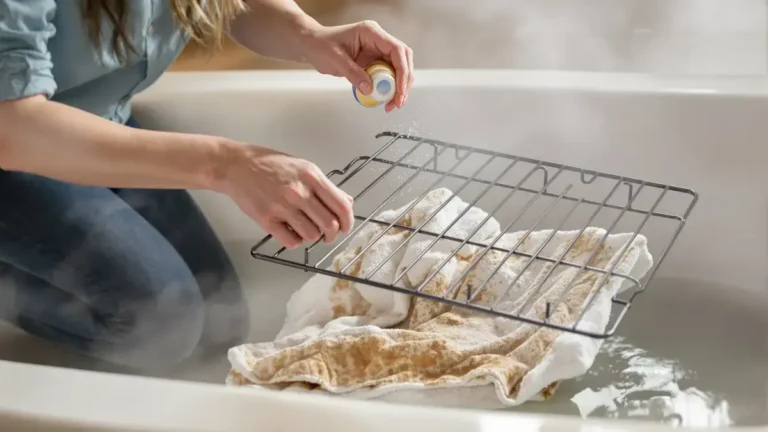 Zčernalé rošty z trouby odhalují běžnou chybu, která ztěžuje jejich čištění, přestože existuje jednoduchá metoda